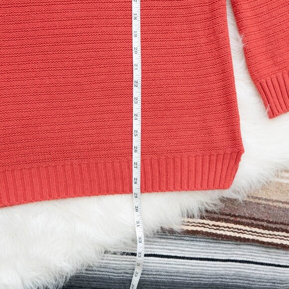 ABOUND CORAL KNIT SWEATER SZ L - Picture 5 of 6